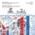 Zestaw papierów do scrapbookingu Lemoncraft - Sea Story - elementy do wycinania - 20x20cm  LEM-SEASTO-03
