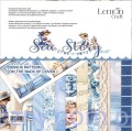 Zestaw papierów do scrapbookingu Lemoncraft - Sea Story - 20x20cm LEM-SEASTO-02