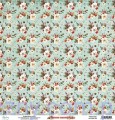 Papier do scrapbookingu Mintay 30x30cm - White Christmas 04