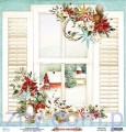 Papier do scrapbookingu Mintay 30x30cm - White Christmas 04