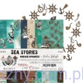 Zestaw papierów Craft o'Clock - Sea  Stories - 15x15cm CC-ZPM-SS-F1