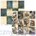 MT-TVR-08 Zestaw papierów do scrapbookingu Mintay - Traveller - 15x15cm