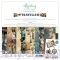 MT-TVR-08 Zestaw papierów do scrapbookingu Mintay - Traveller - 15x15cm