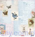 Zestaw papierów do scrapbookingu ScrapBerry - Butterflies - 15x15cm