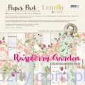 LEM-CPRBG Raspberry Garden - Blok kreatywny - Zestaw papierów do scrapbookingu 30x30cm - Lemoncraft