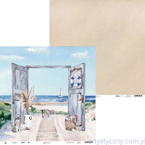 Papier do scrapbookingu P13 30x30cm - Beyond the Sea 06