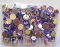Dżety kamienie cyrkonie kryształki do przyszycia 10mm - 100 szt - Fioletowe