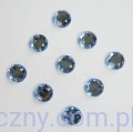 Dżety kamienie cyrkonie kryształki do przyszycia 10mm - 20 szt - Niebieskie