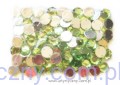 Kamienie do przyszycia kryształki cyrkonie dżety 10mm - 100 szt -  Młoda Zieleń