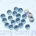 Dżety kamienie cyrkonie kryształki do przyszycia 10mm - 20 szt - Niebieskie