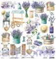Papier do scrapbookingu Mintay - Lavender Farm - dodatki do wycinania MT-LAV-09