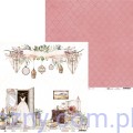 Papier do scrapbookingu P13 30x30cm - motywy ślubne - Always and Forever 06