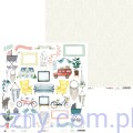 Papier do scrapbookingu P13 - We are family - dodatki do wycięcia