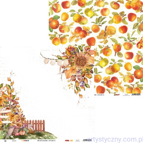 Papier do scrapbookingu P13 30x30cm - The Four Seasons - Autumn 04