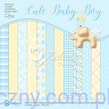 Zestaw papierów do scrapbookingu 30x30cm - Zulana Creations - Cute Baby Boy