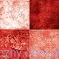 Zestaw papierów do scrapbookingu Craft o'Clock - Red Mood - 20x20cm CC-ZS-BC13