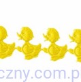 Aplikacje na Wielkanoc Kaczki Kaczuszki na taśmie 50szt - taśma aplikacyjna - Żółte
