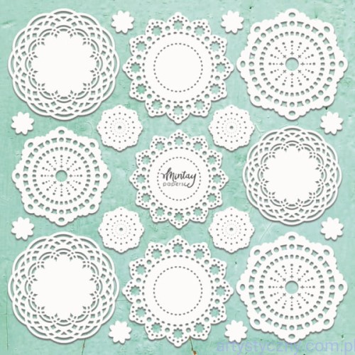 Tekturka Mintay Chippies - Dekor - Doilies - Zestaw Serwetki MT-CHIP2-D65