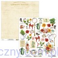 Papier do scrapbookingu Mintay z elementami do wycięcia - Botany  MT-BOT-09