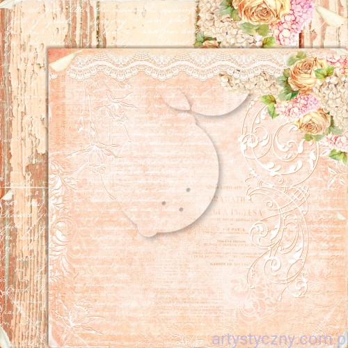 Papier do scrapbookingu LemonCraft 30x30cm - Grow old with me  01