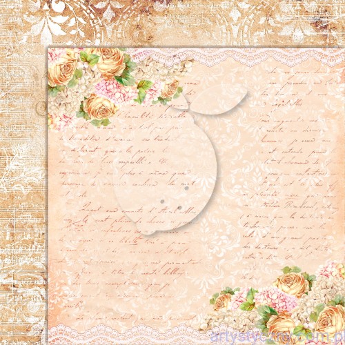 Papier do scrapbookingu LemonCraft 30x30cm - Grow old with me  02