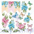 Zestaw papierów do scrapbookingu AltairArt Flower Harmony 15x15cm