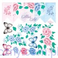 Zestaw papierów do scrapbookingu AltairArt Blue Rose 15x15cm