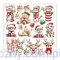 Zestaw papierów do scrapbookingu Christmas Magic elementy do wycinania 3 okładki