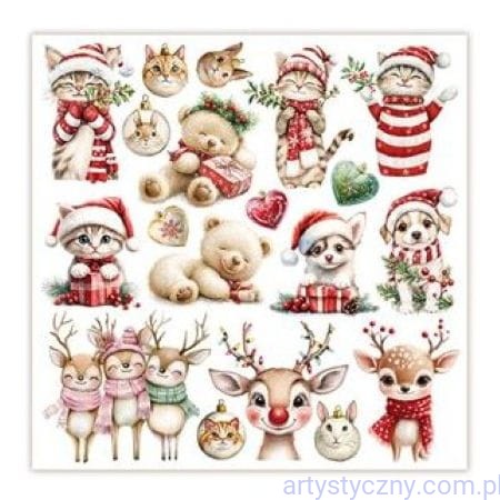 Zestaw papierów do scrapbookingu Christmas Magic elementy do wycinania 3 okładki