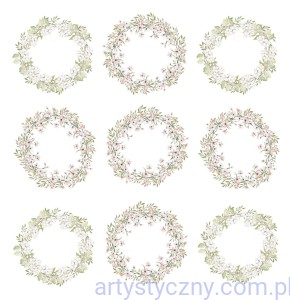 Zapach raju - Arkusz Wianki do wycięcia 30x30cm - okładka