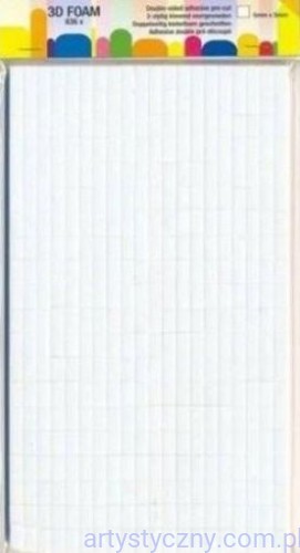 Kostki JEJE - Kostka dystansowa 3D 0,5mm - 5x5mm - 836 sztuk