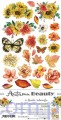 CC-C58-AB-11 Autumn Beauty - 6ark - Zestaw dodatków do wycinania - Craft o'Clock - Kwiaty Listki