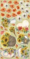 CC-C58-AB-11 Autumn Beauty - 6ark - Zestaw dodatków do wycinania - Craft o'Clock - Kwiaty Listki