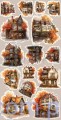 CC-F33-AA-12 Dodatki do wycinania – Autumn – Autumnaria -  10ark - Craft o'Clock