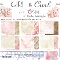 CC-C65-GC-08Zestaw papierów do scrapbookingu Craft o'Clock - BASIC Girl and Curl - 6ark - 20x20cm