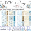 CC-C66-BT-09 Zestaw papierów do scrapbookingu Craft o'Clock - MIX Boy and Toy - 6ark - 20x20cm
