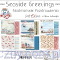 Zestaw papierów do scrapbookingu Craft o'Clock - Seaside Greetings - 15x15cm
