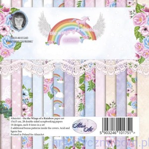 Zestaw papierów do scrapbookingu AltairArt On the Wings of a Rainbow 15x15cm