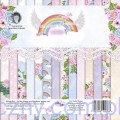 ALT-WRB-400 Zestaw papierów do scrapbookingu AltairArt On the Wings of a Rainbow 20x20cm