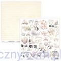 Papier Mintay z elementami do wycinania - Always and Forever - 30x30cm MT-ALF-09