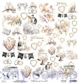 Papier Mintay z elementami do wycinania - Always and Forever - 30x30cm MT-ALF-09