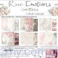 Zestaw papierów do scrapbookingu Craft o'Clock - BASIC Rose Emotions - 6ark - 20x20cm CC-C73-RE-08