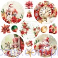 Zestaw papierów do scrapbookingu Craft o'Clock - Christmas Everywhere - 6ark - 20x20cm  CC-C69-CE-07
