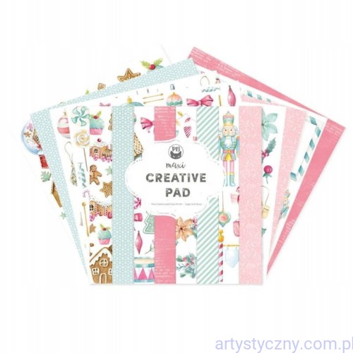 Zestaw papierów do scrapbookingu P13 30x30cm Cosy Winter - Sugar and Spice - 4ark P13-MIS-16