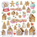 Zestaw papierów do scrapbookingu P13 30x30cm Cosy Winter - Sugar and Spice - 4ark P13-MIS-16