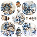 CC-C79-JS-07 Zestaw papierów do scrapbookingu Craft o'Clock - Jolly Season - 20x20cm - 6ark