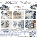 CC-C79-JS-07 Zestaw papierów do scrapbookingu Craft o'Clock - Jolly Season - 20x20cm - 6ark
