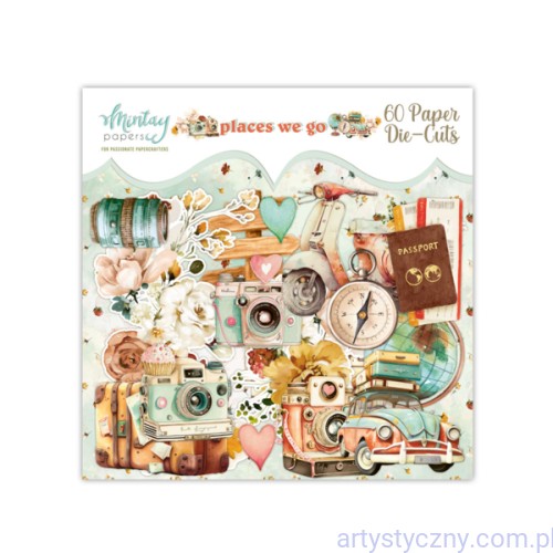 Mintay die cuts - Places we go - wycięte elementy - 60 sztuk-MT-PLA-LSC