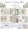 CC-C82-LLY-00 Zestaw papierów do scrapbookingu Craft o'Clock - Lifetime Loving You - 30x30cm