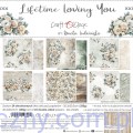 CC-C82-LLY-07 Zestaw papierów do scrapbookingu Craft o'Clock - Lifetime Loving You  - 6ark - 20x20cm